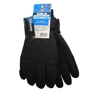 West Chester Cold Weather Ski Gloves Thinsulate Black Insulated‎ L